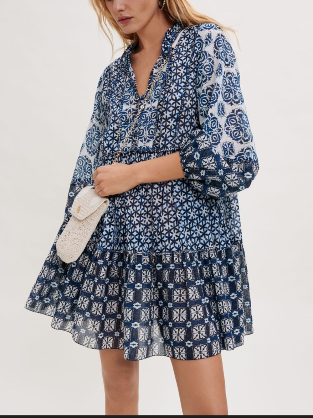 Maje Renzani Dress in Indigo - Picture 11 of 11